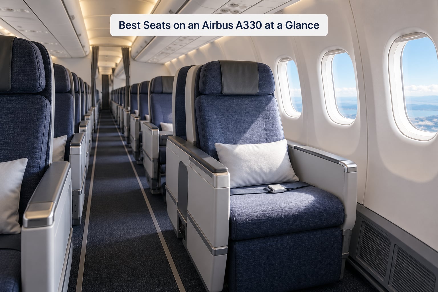 Best Seats on an Airbus A330 at a Glance