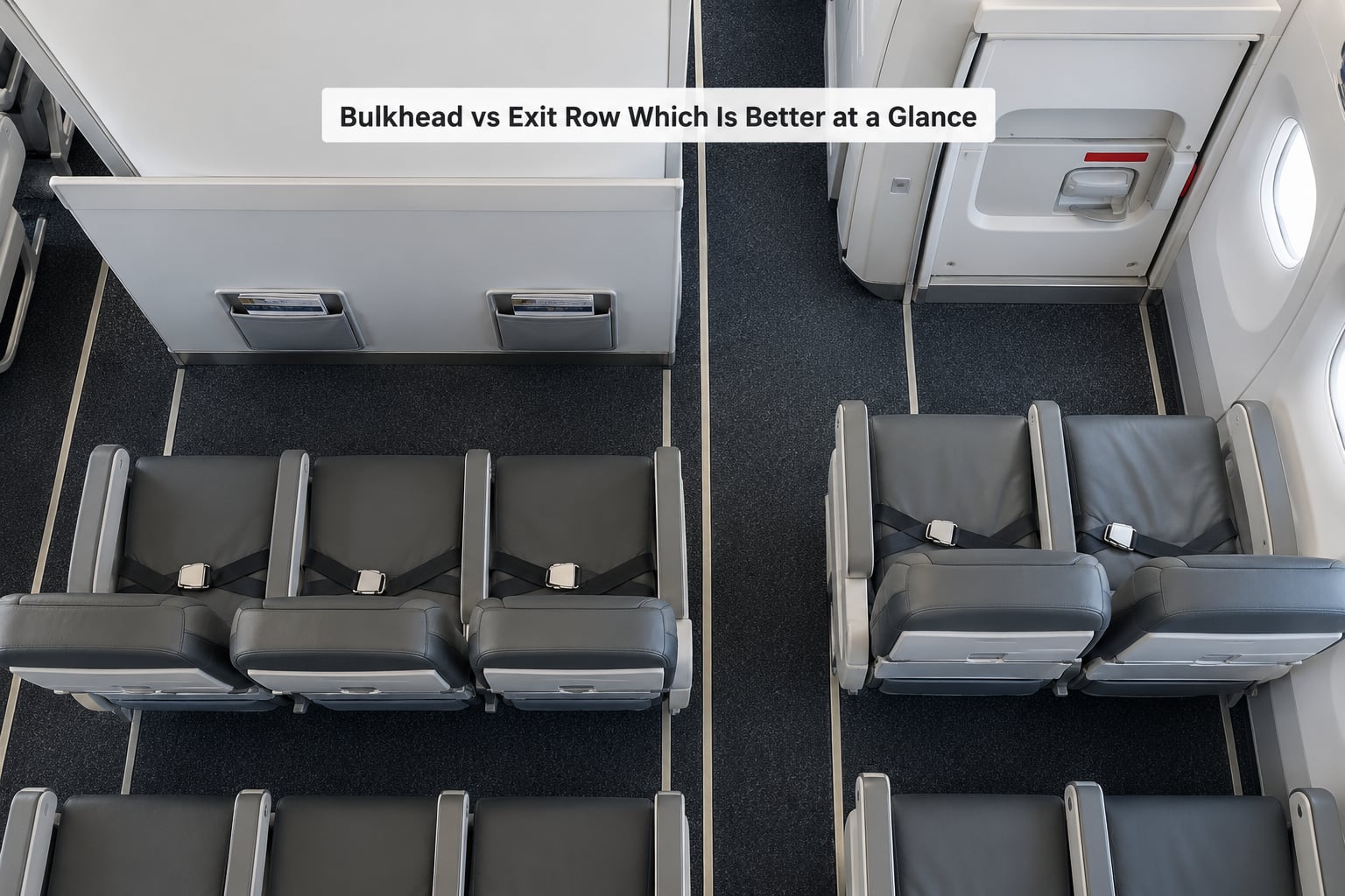 Bulkhead vs Exit Row Which Is Better at a Glance