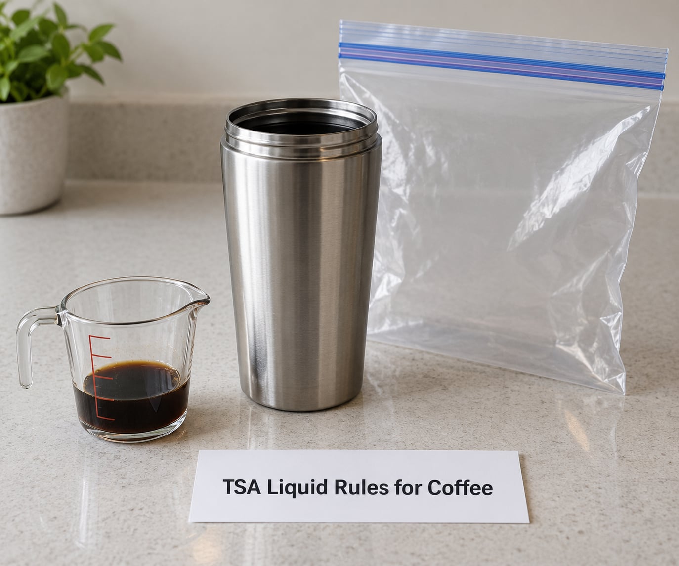TSA Liquid Rules for Coffee