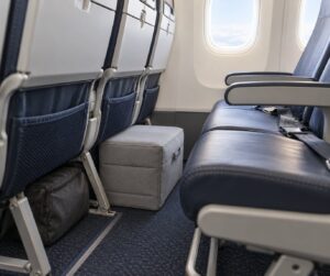 are airplane footrests allowed
