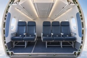 what makes the a220 cabin feel wider