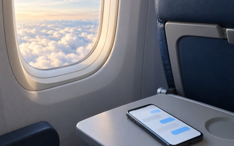Can You Text on a Plane? Airplane Wi-Fi Guide (2026)