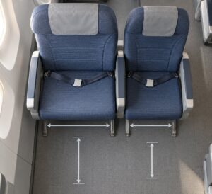 why seat width matters more than pitch