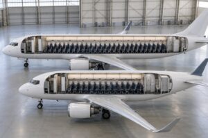 how the a320 and a321 cabins differ