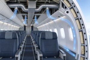 why airplane cabins are so dry