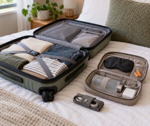 how to pack a long haul comfort kit