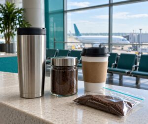 can you bring coffee on a plane
