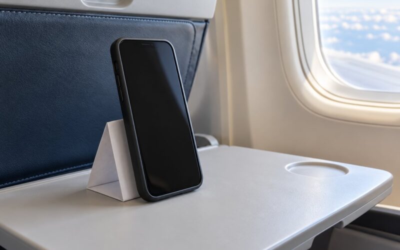 How to Prop Up a Phone on a Tray Table: 5 Easy Ways 2026