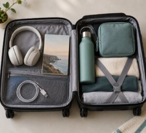 what to bring on a flight with no entertainment screen
