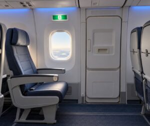 why you cannot sit in an exit row with a child