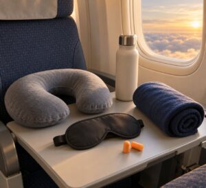 how to make an economy seat more comfortable