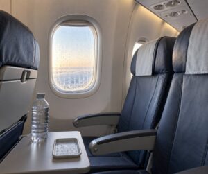 how the a350 cabin humidity compares