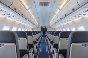 does the air on a plane spread germs