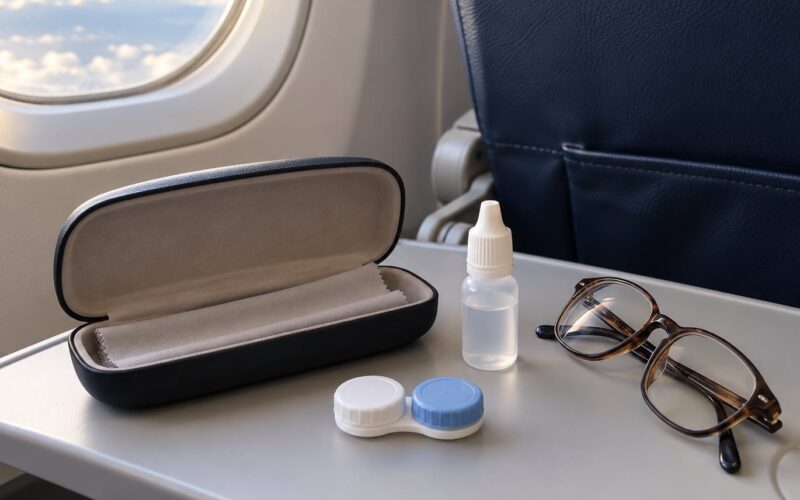 Can You Wear Contacts on a Plane? Safe Travel Tips 2026