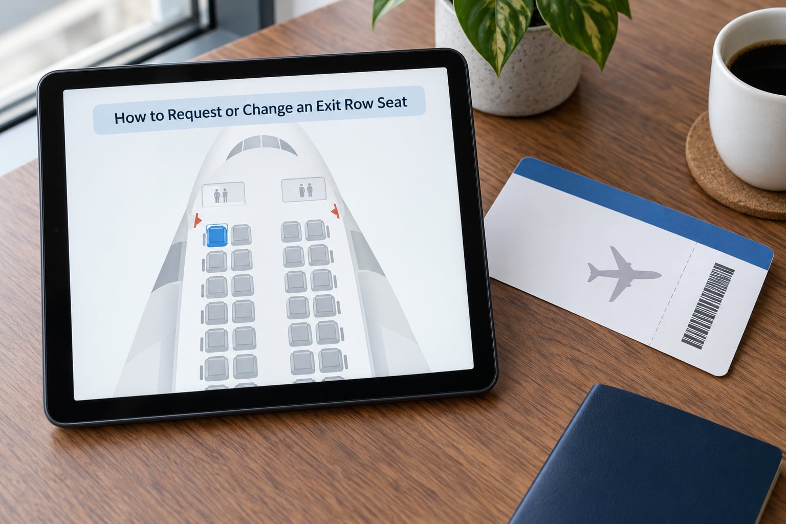 How to Request or Change an Exit Row Seat