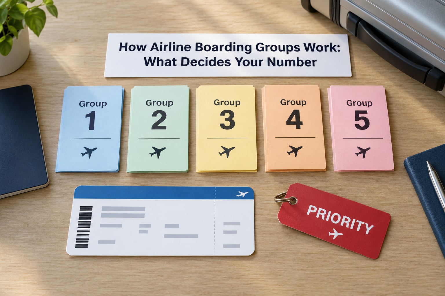 How Airline Boarding Groups Work: What Decides Your Number