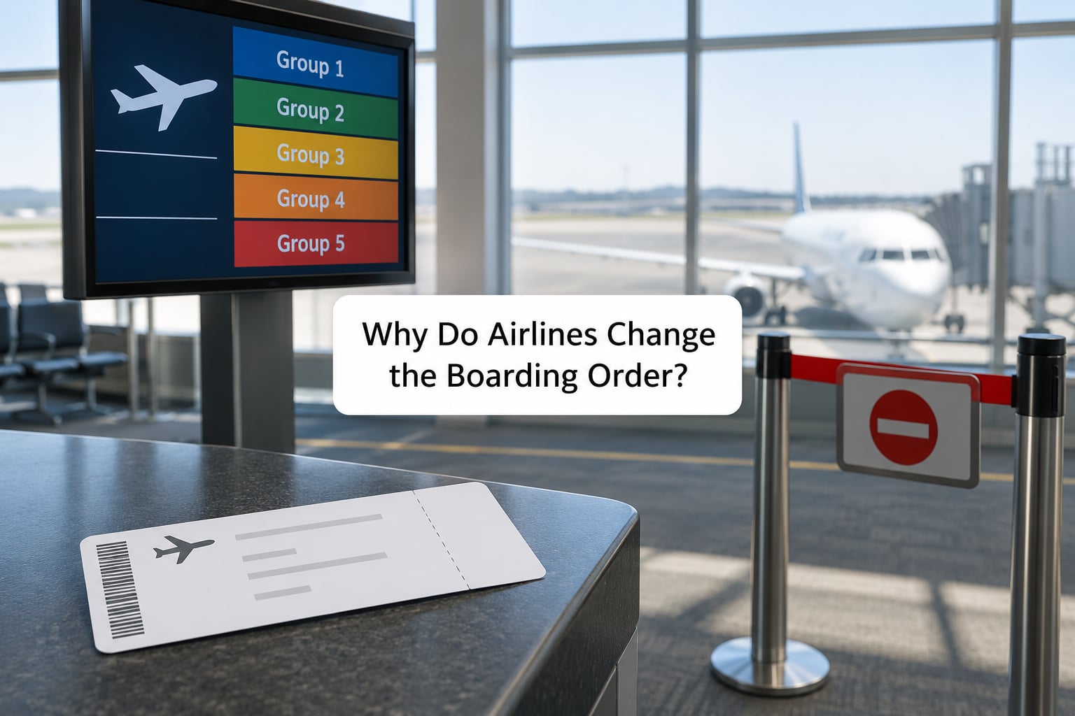 Why Do Airlines Change the Boarding Order?