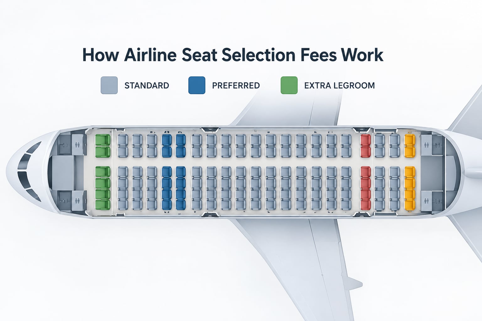 How Airline Seat Selection Fees Work