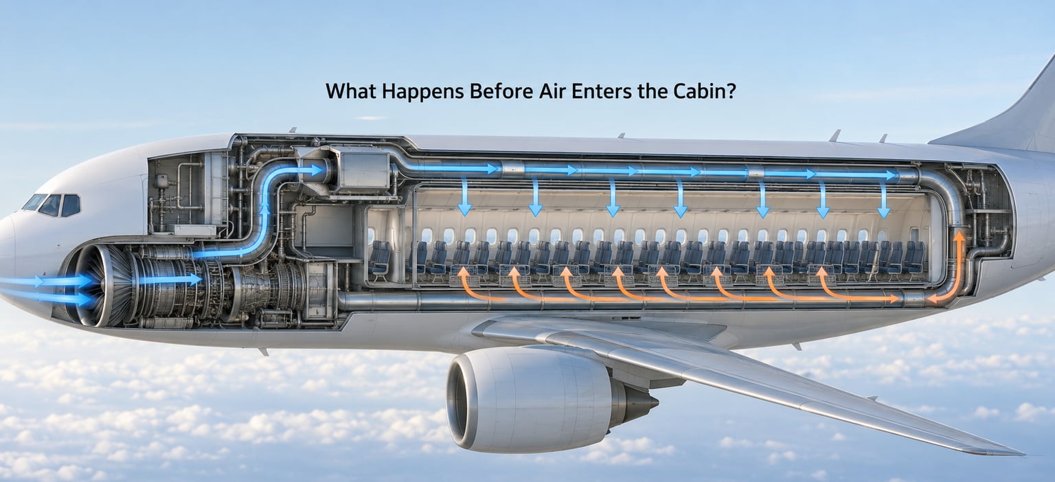 What Happens Before Air Enters the Cabin?