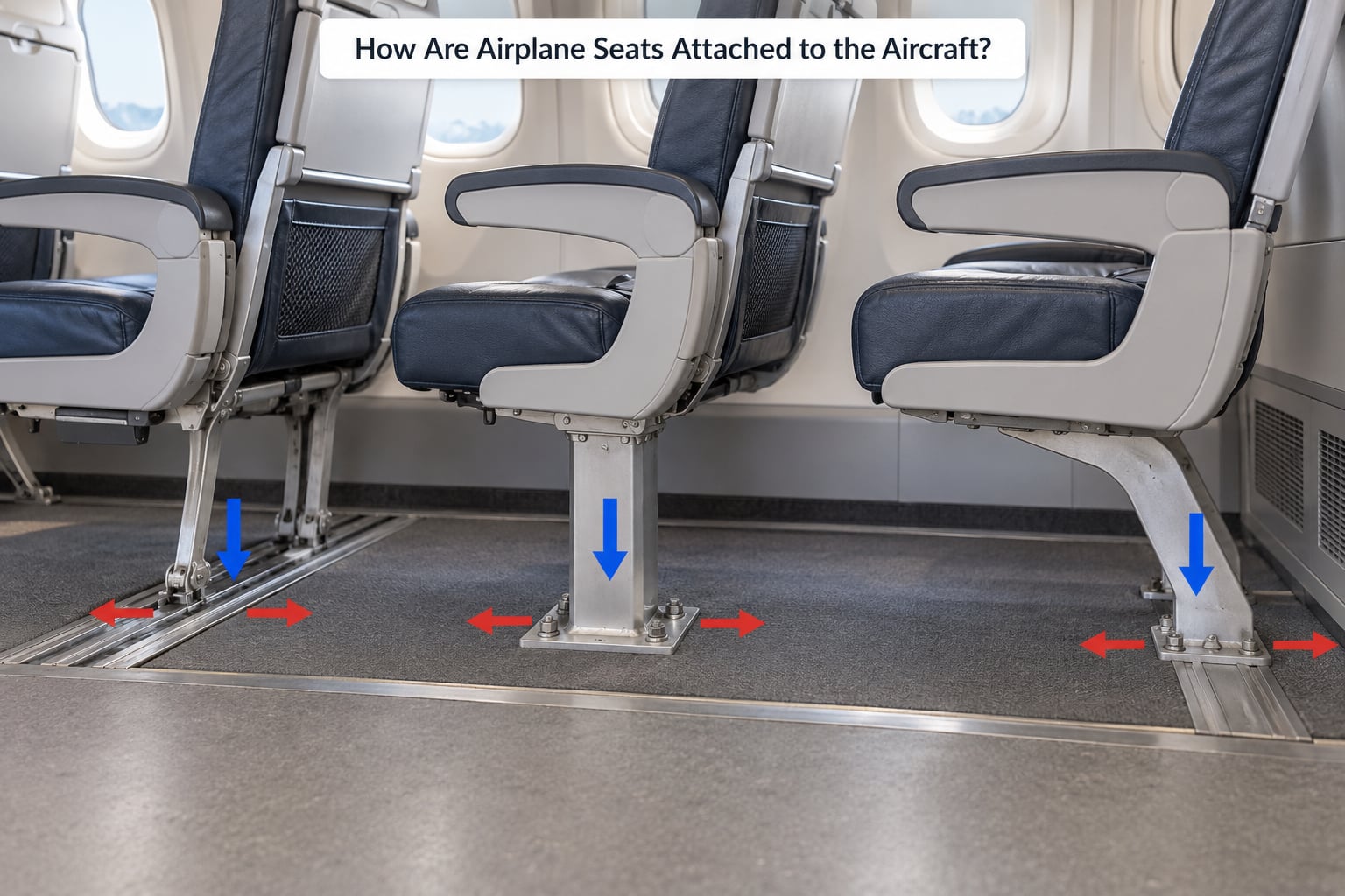 How Are Airplane Seats Attached to the Aircraft?