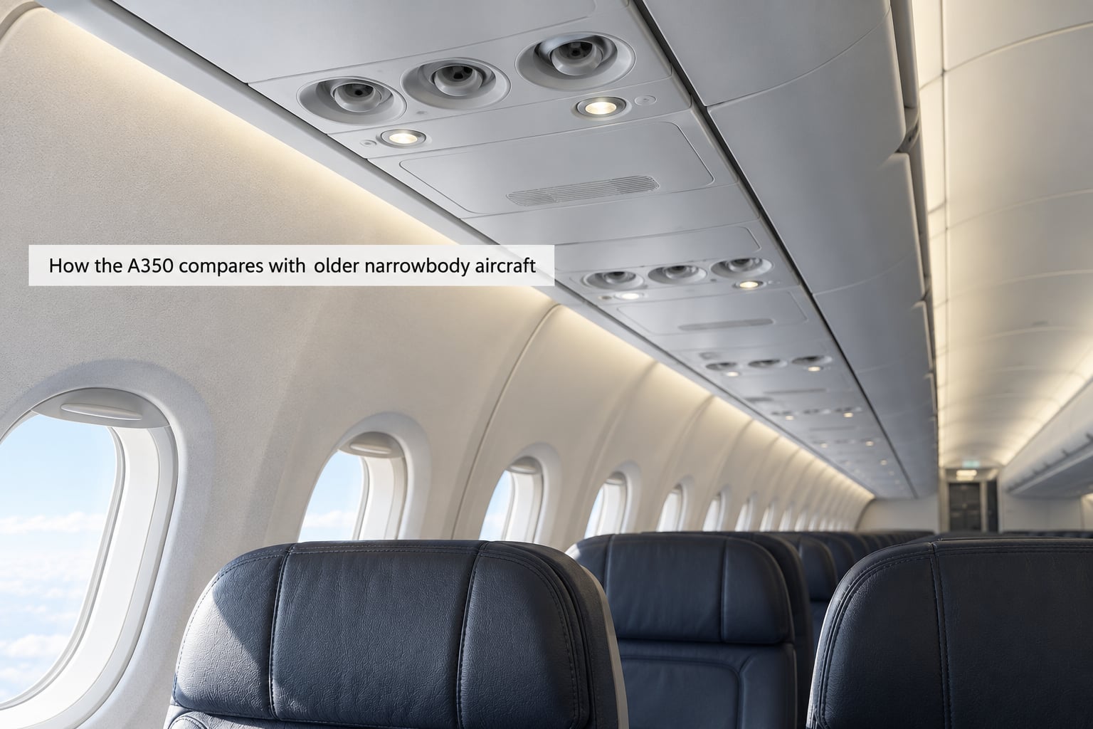 How the A350 compares with older narrowbody aircraft