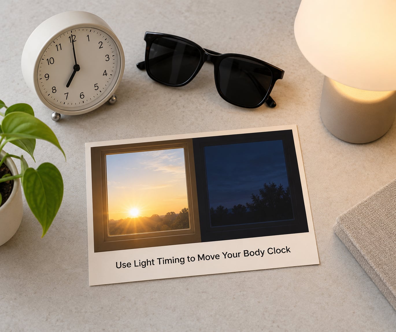 Use Light Timing to Move Your Body Clock