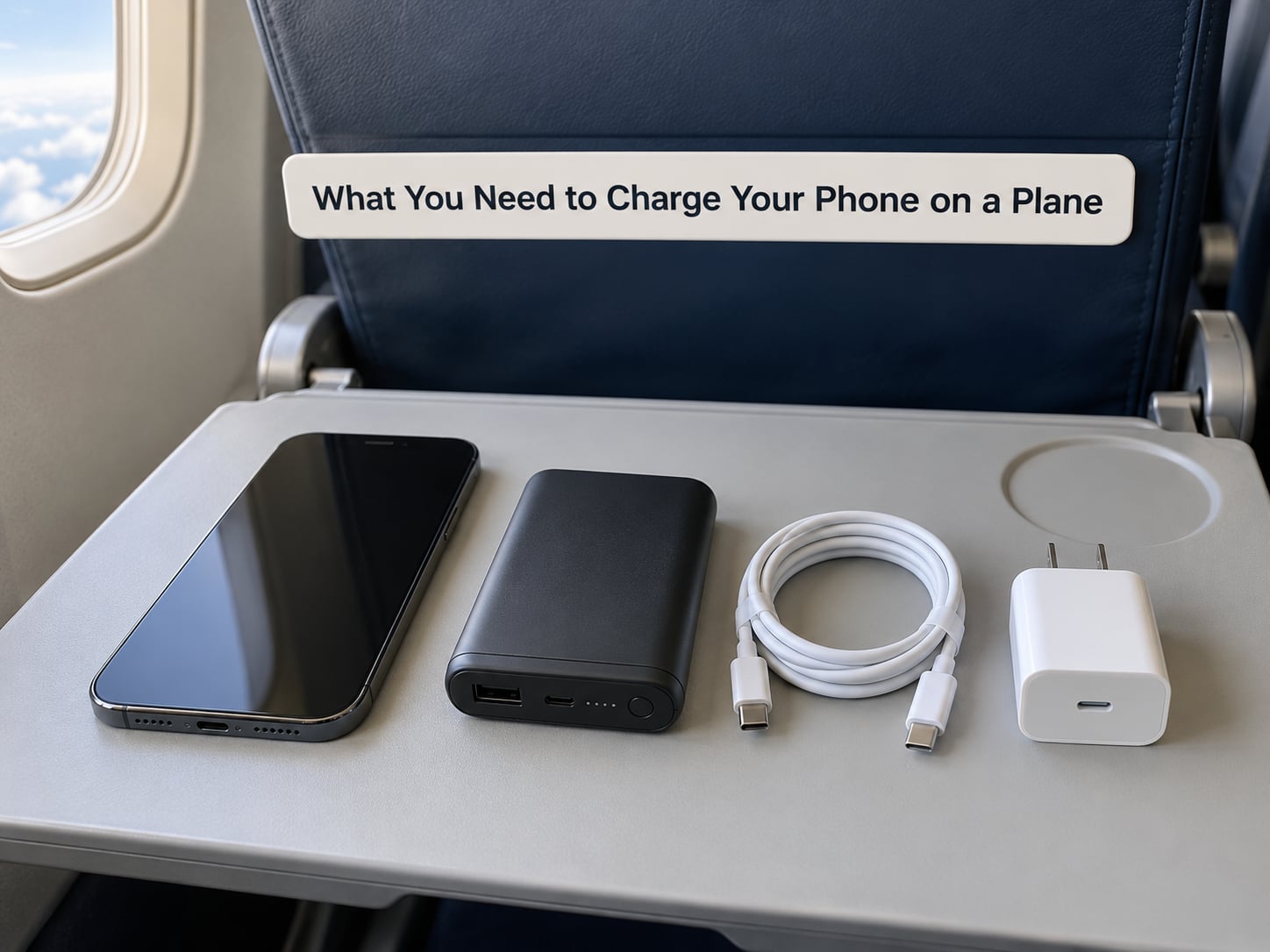 What You Need to Charge Your Phone on a Plane