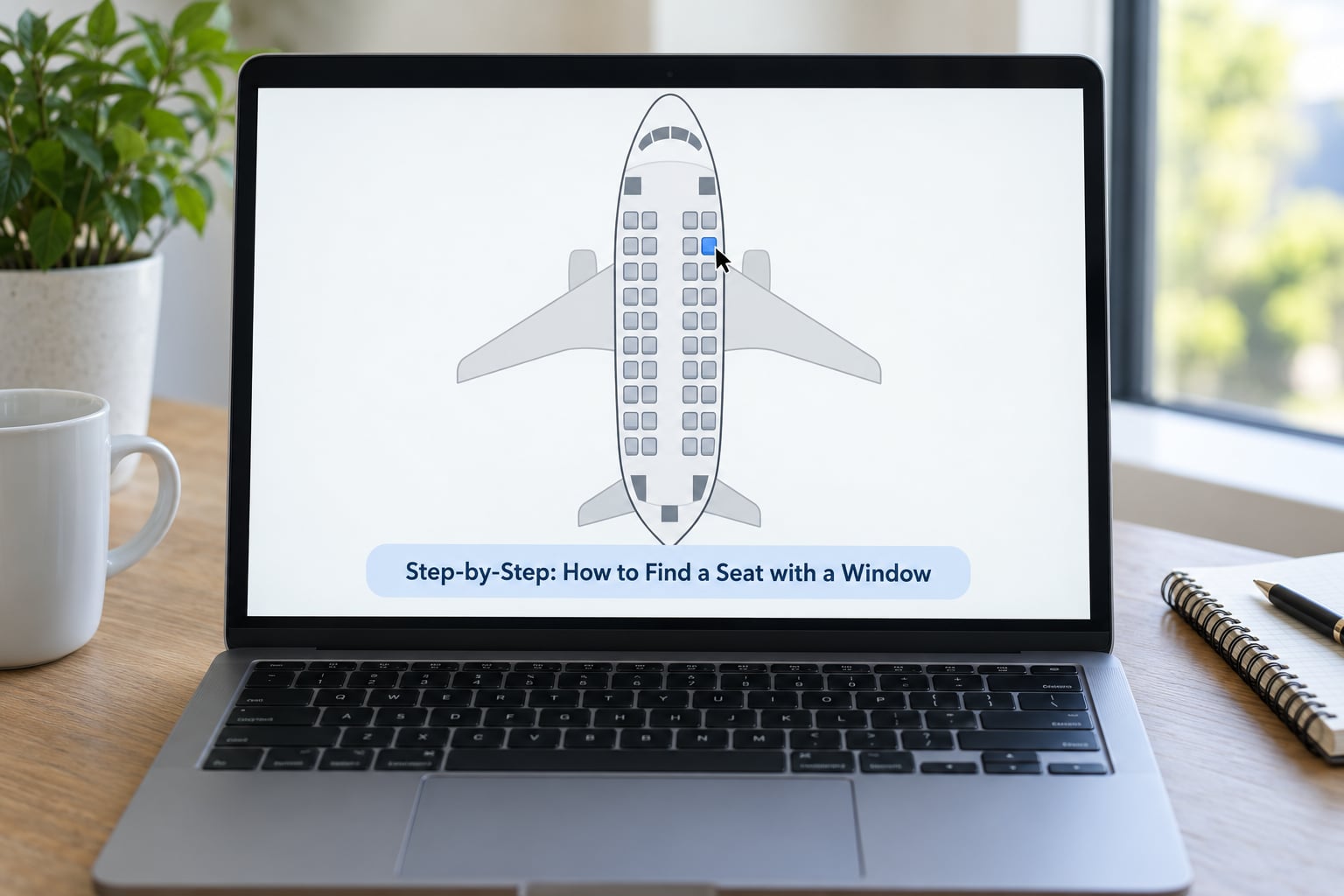Step-by-Step: How to Find a Seat with a Window