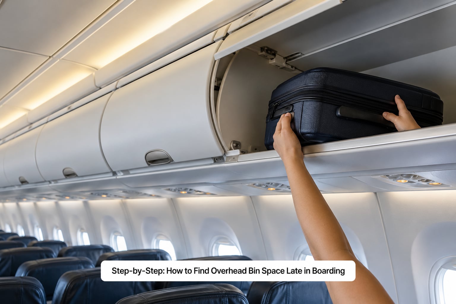 Step-by-Step: How to Find Overhead Bin Space Late in Boarding