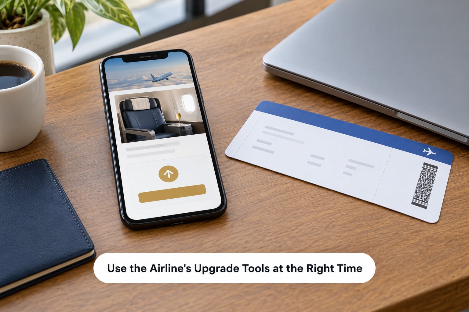 Use the Airline's Upgrade Tools at the Right Time
