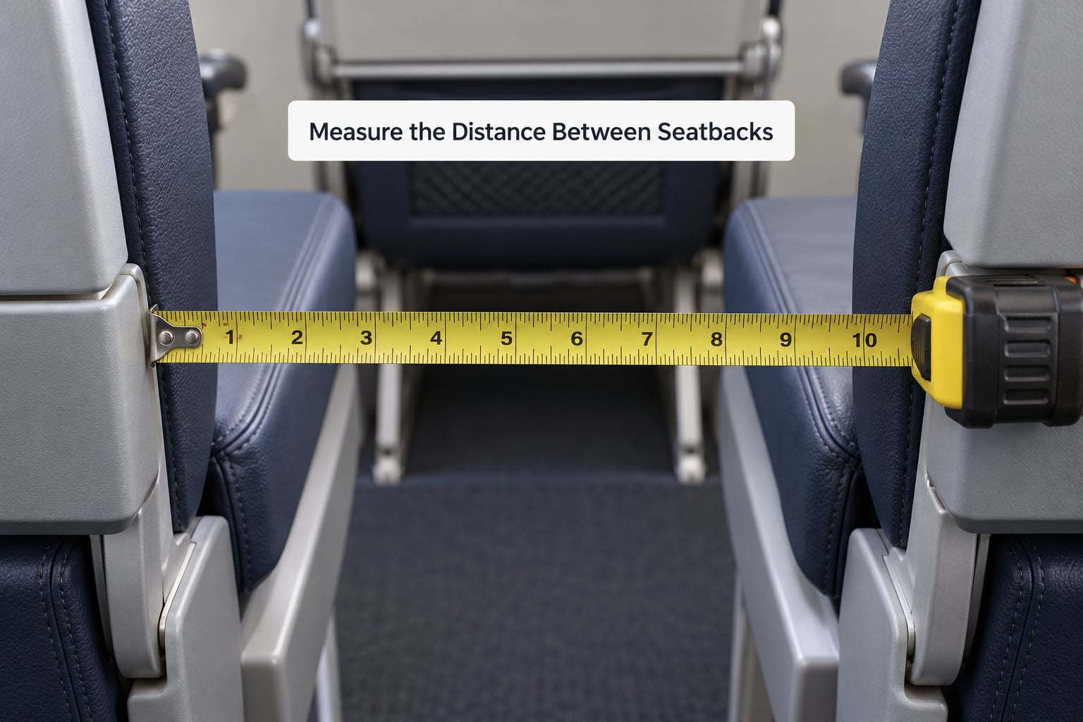 Measure the Distance Between Seatbacks