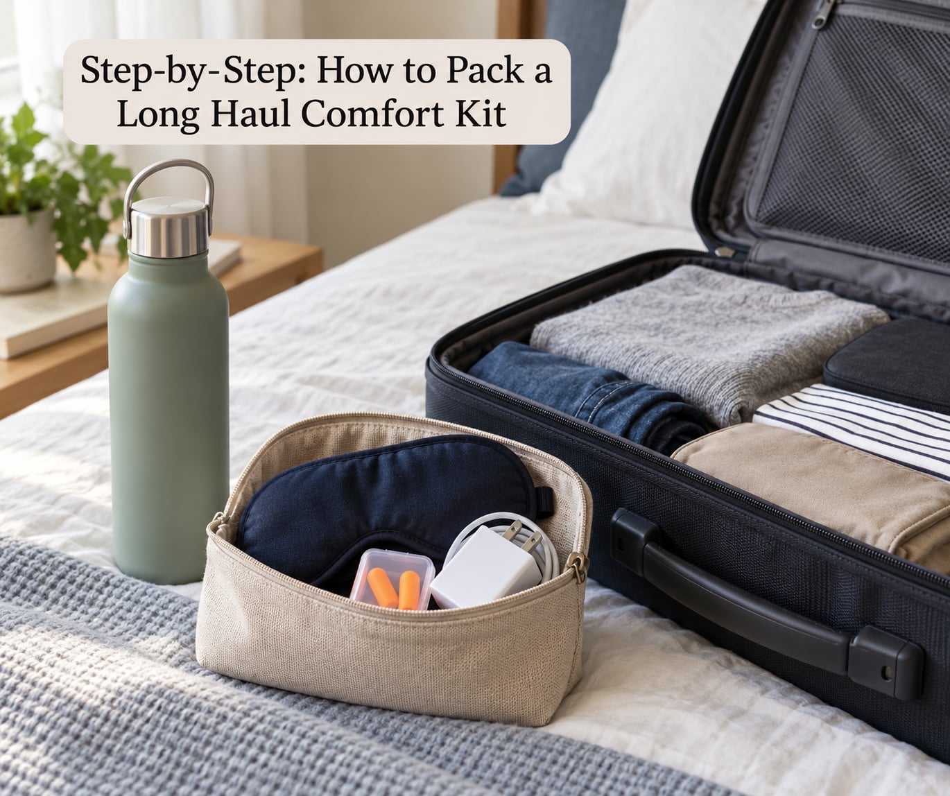 Step-by-Step: How to Pack a Long Haul Comfort Kit