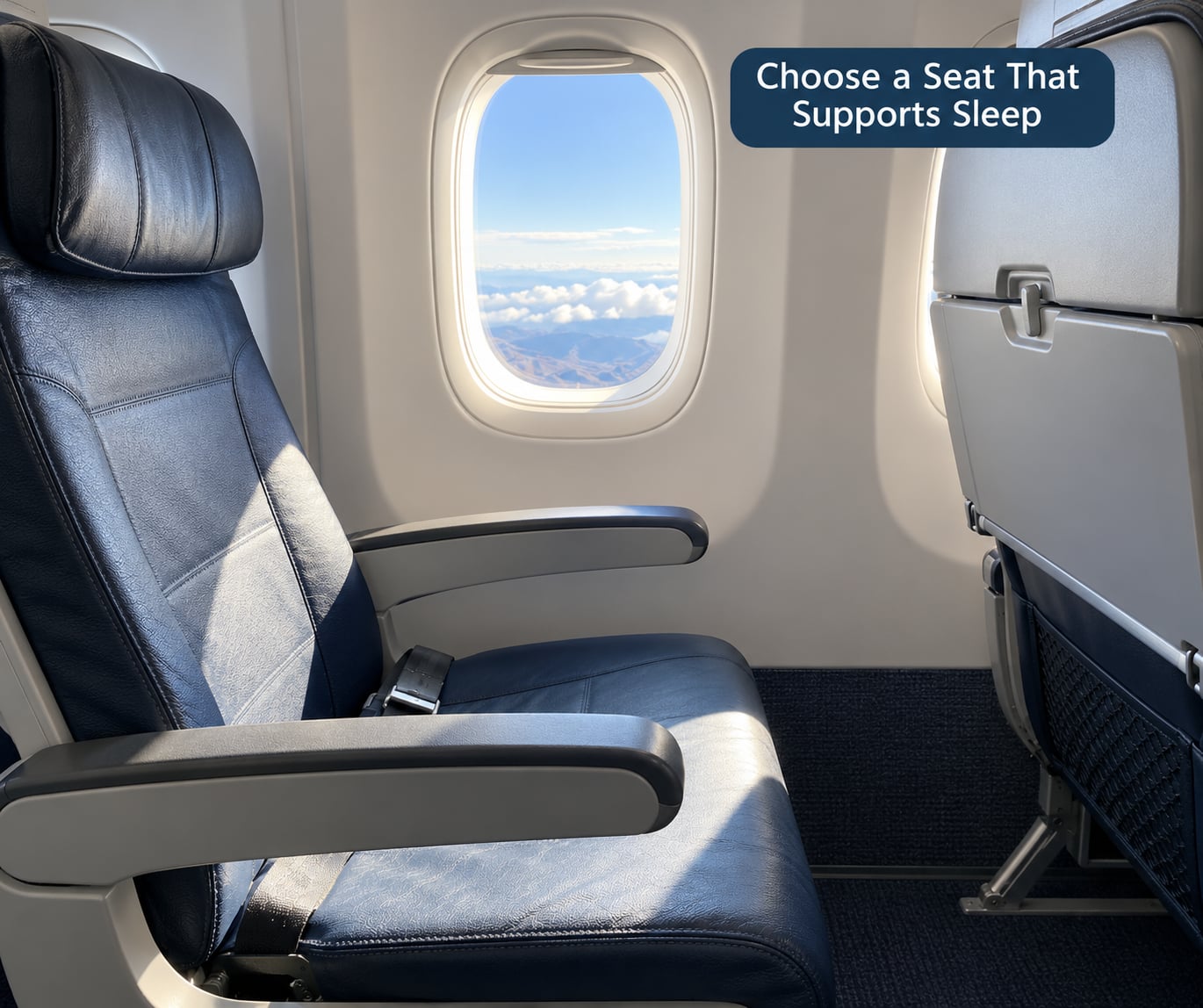 Choose a Seat That Supports Sleep