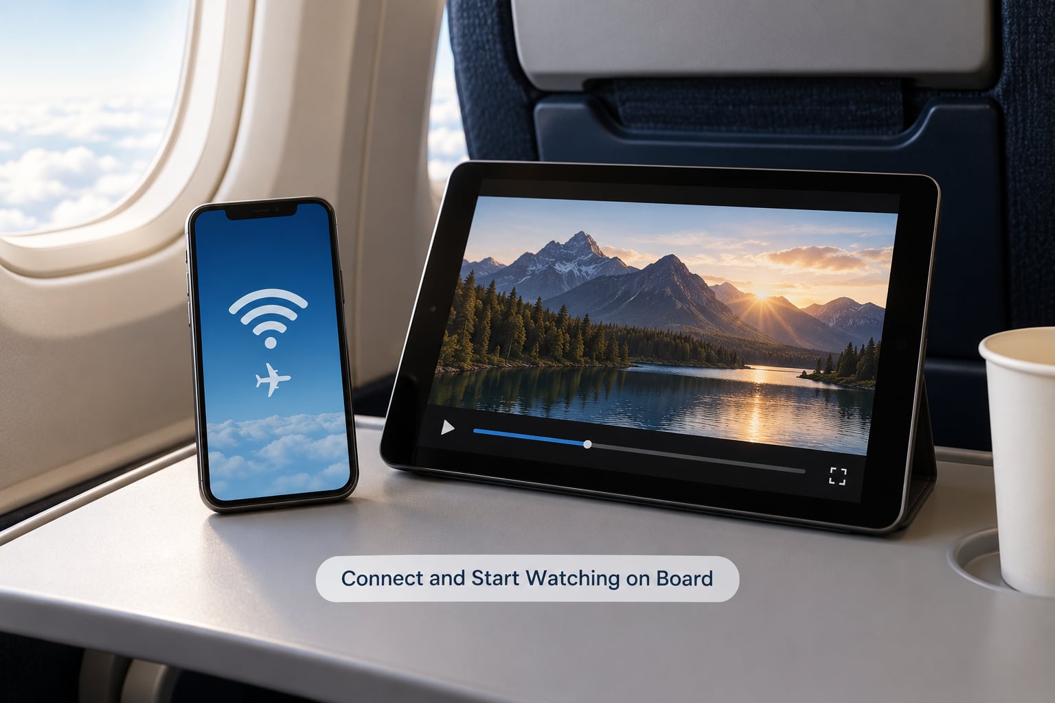 Connect and Start Watching on Board