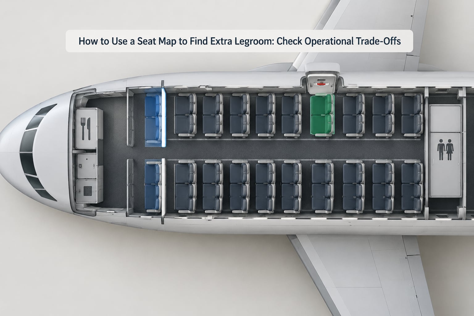 How to Use a Seat Map to Find Extra Legroom: Check Operational Trade-Offs