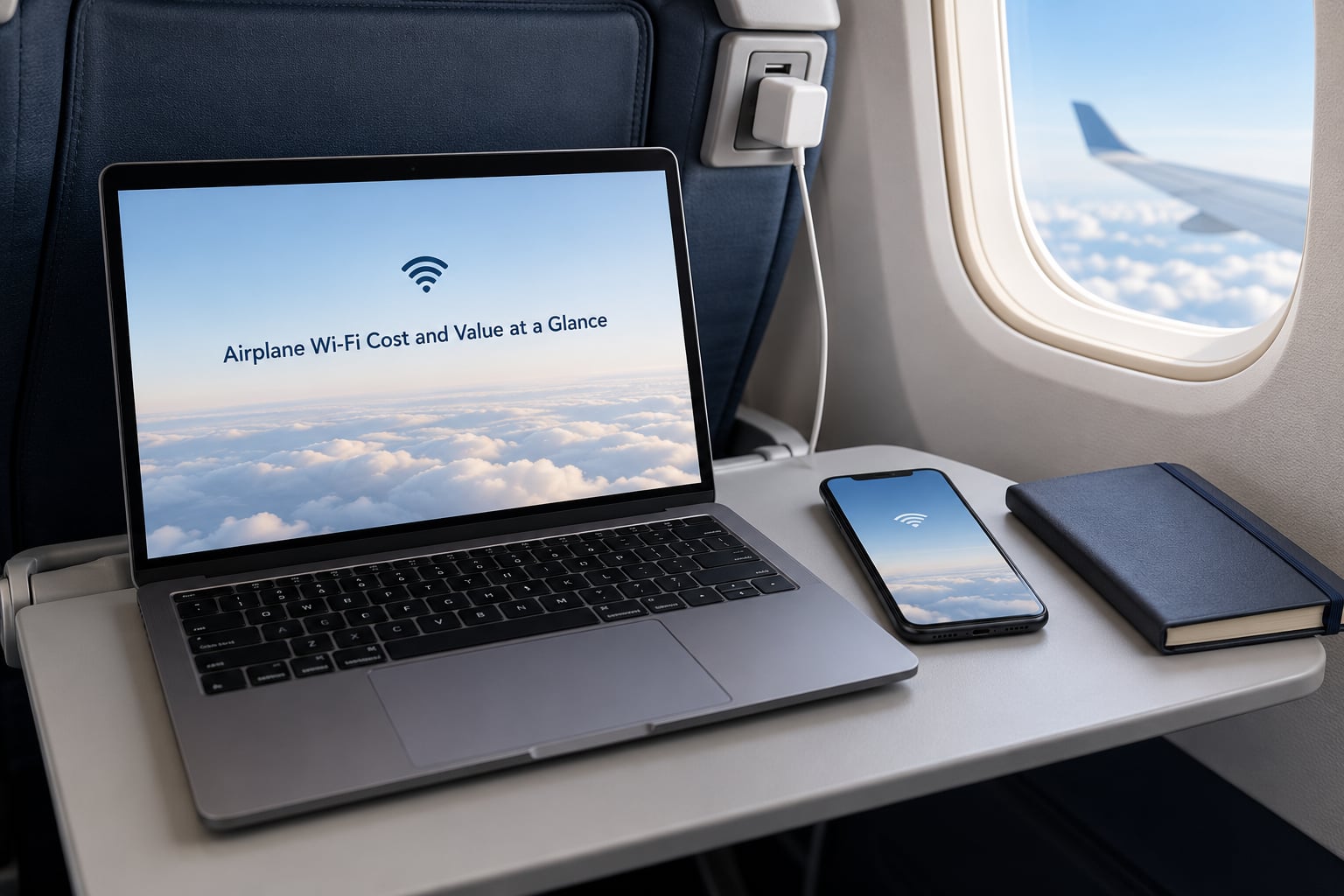 Airplane Wi-Fi Cost and Value at a Glance
