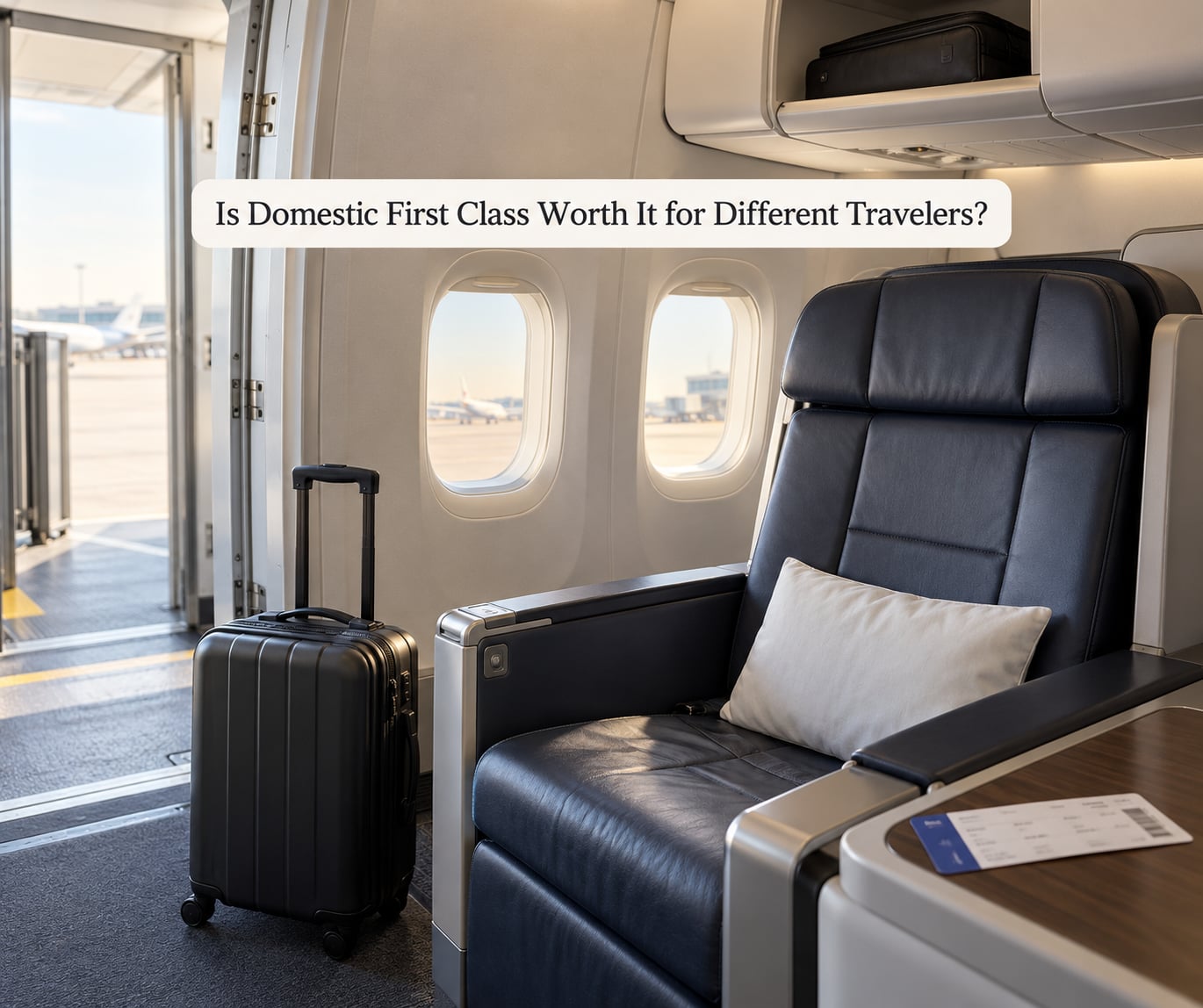 Is Domestic First Class Worth It for Different Travelers?