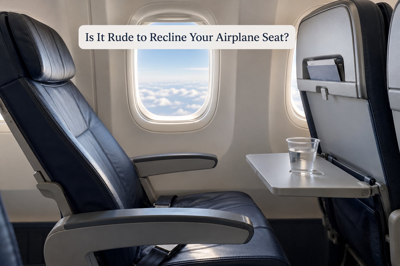 Is It Rude to Recline Your Airplane Seat?