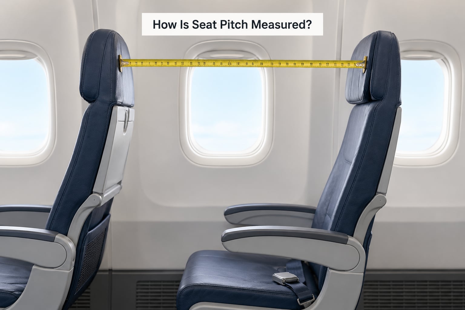 How Is Seat Pitch Measured?