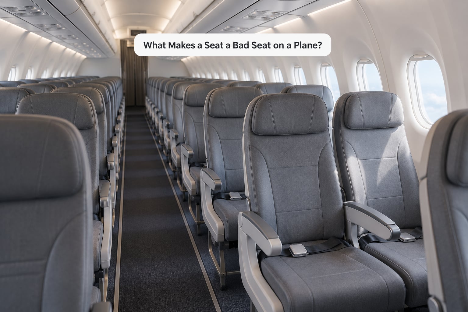 What Makes a Seat a Bad Seat on a Plane?