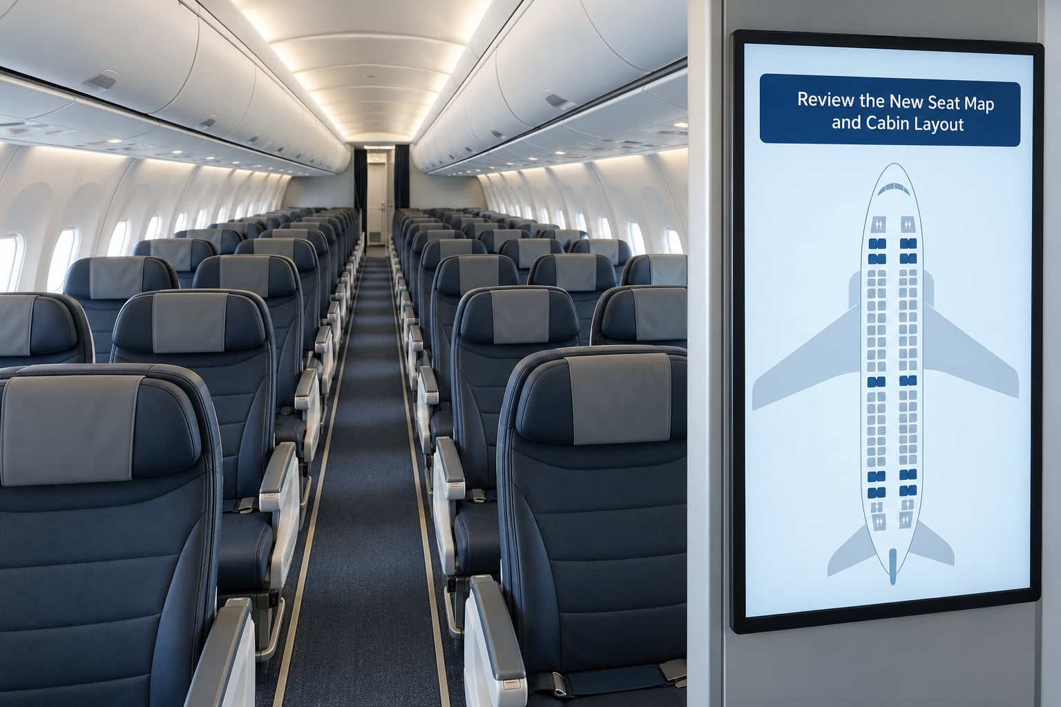 Review the New Seat Map and Cabin Layout