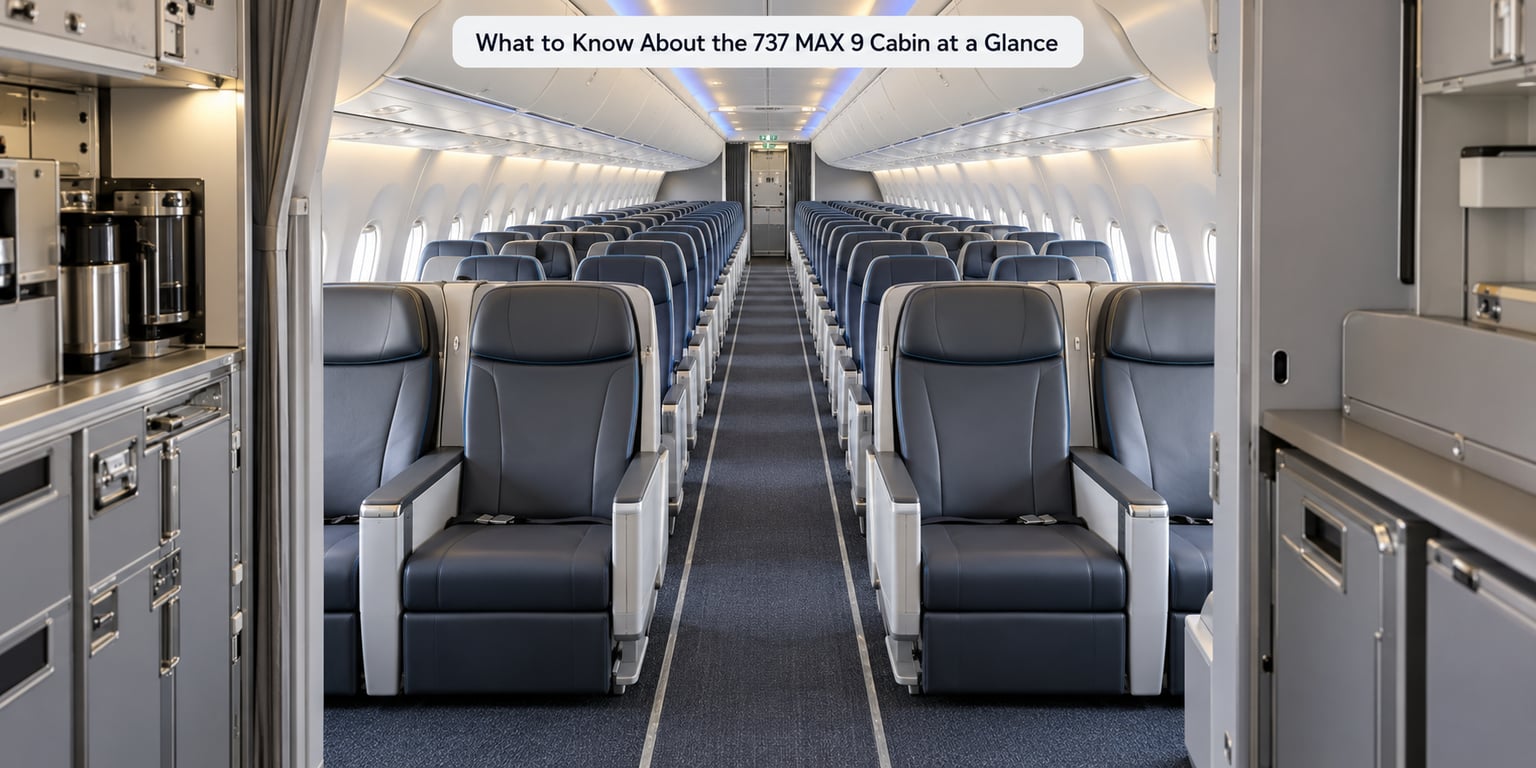 What to Know About the 737 MAX 9 Cabin at a Glance