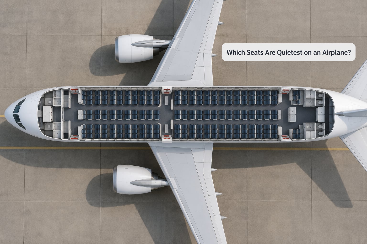 Which Seats Are Quietest on an Airplane?