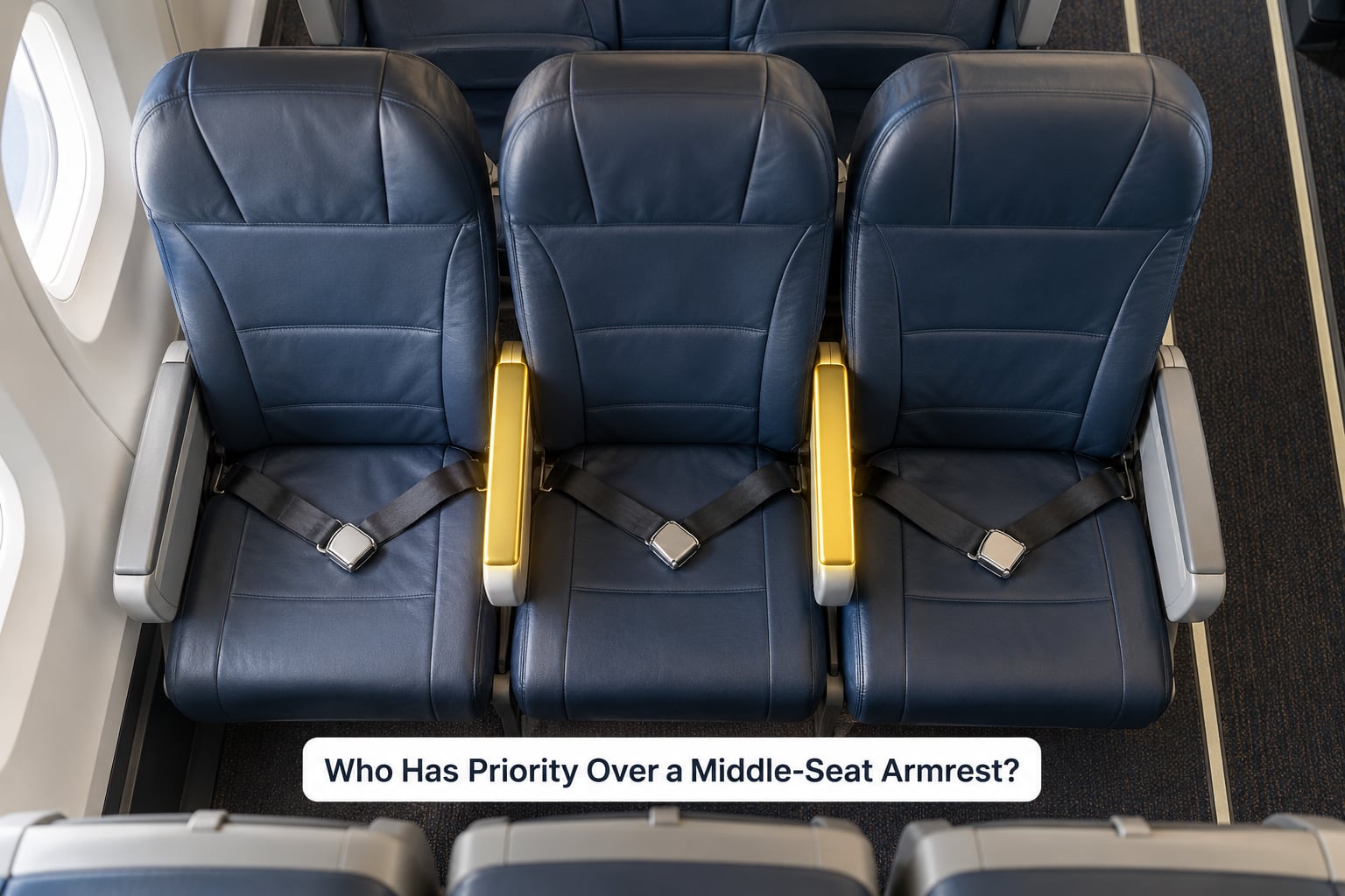 Who Has Priority Over a Middle-Seat Armrest?
