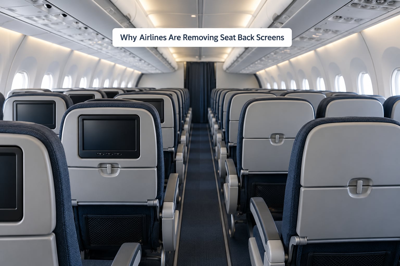 Why Airlines Are Removing Seat Back Screens