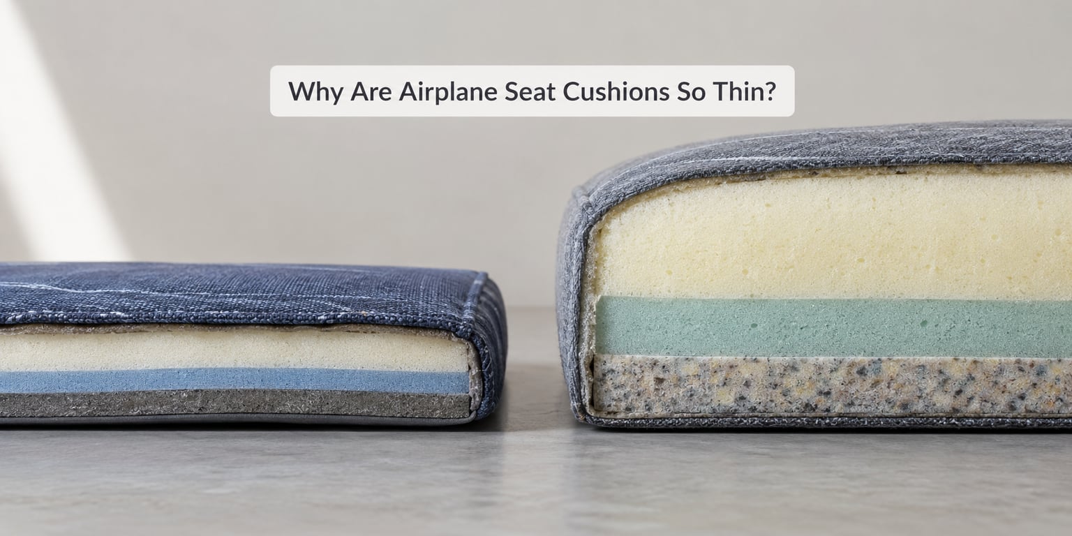 Why Are Airplane Seat Cushions So Thin?