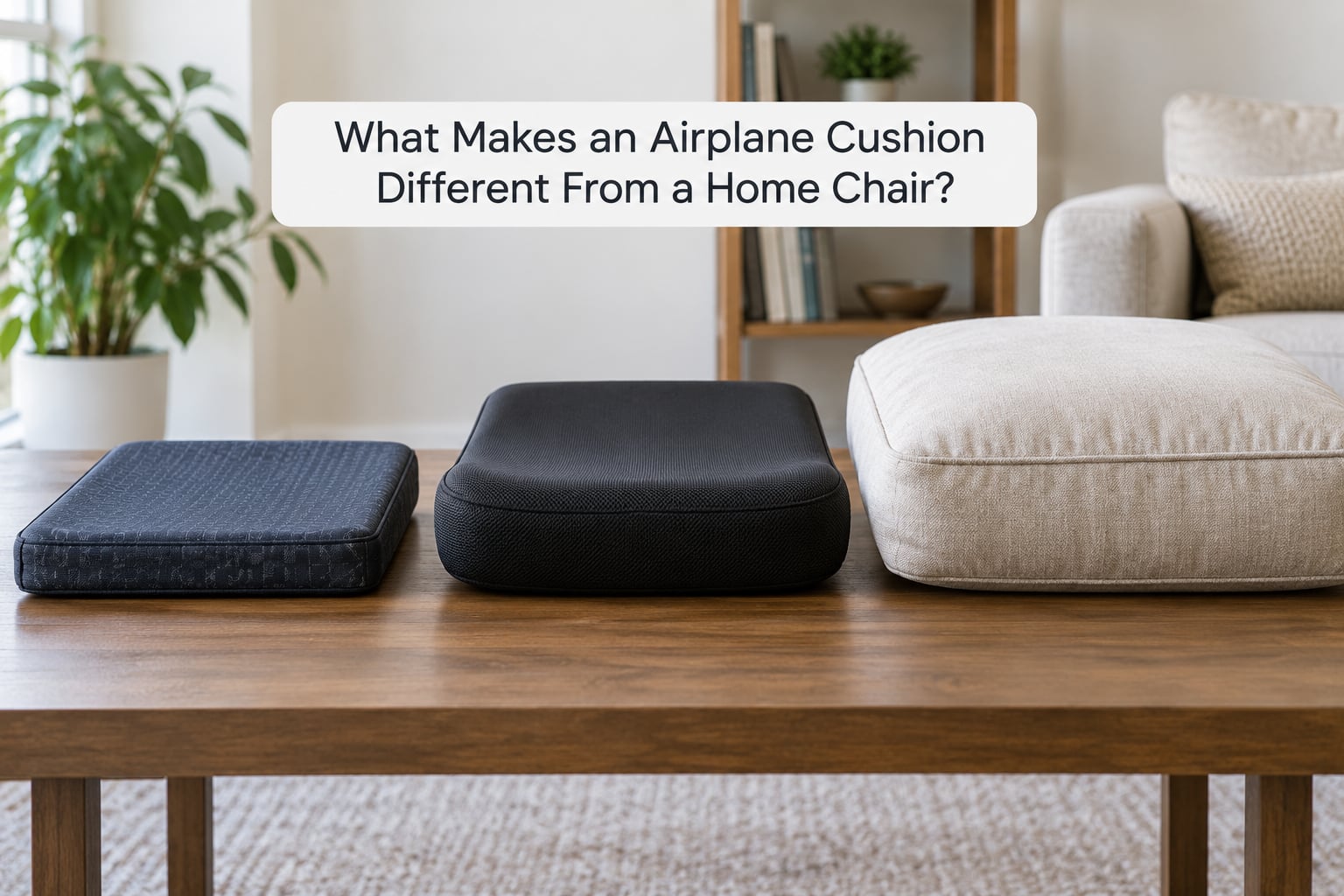 What Makes an Airplane Cushion Different From a Home Chair?