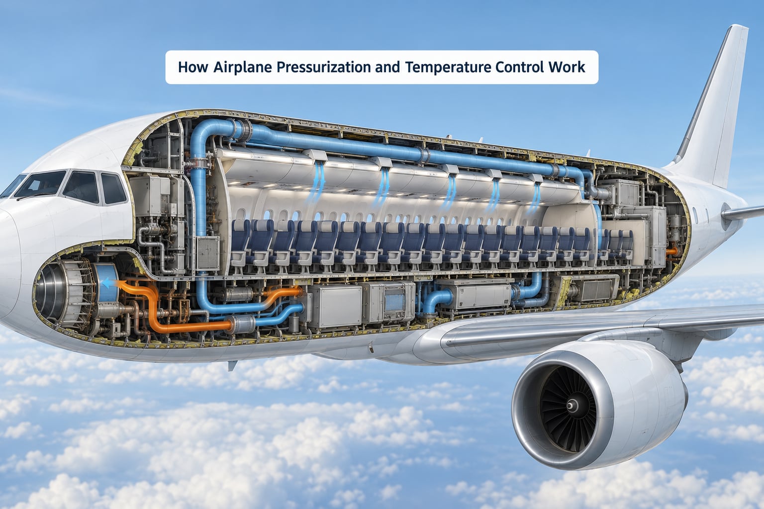 How Airplane Pressurization and Temperature Control Work