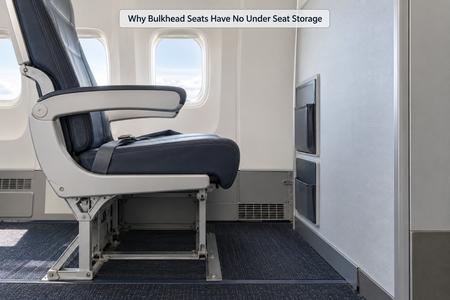 Why Bulkhead Seats Have No Under Seat Storage