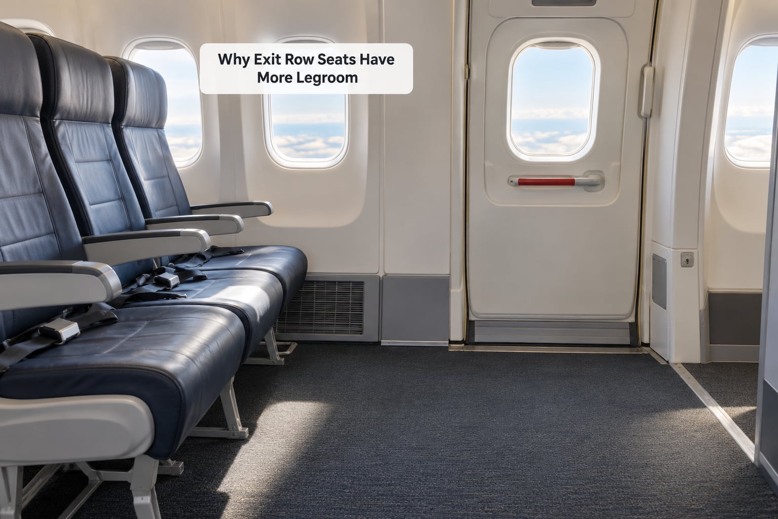 Why Exit Row Seats Have More Legroom